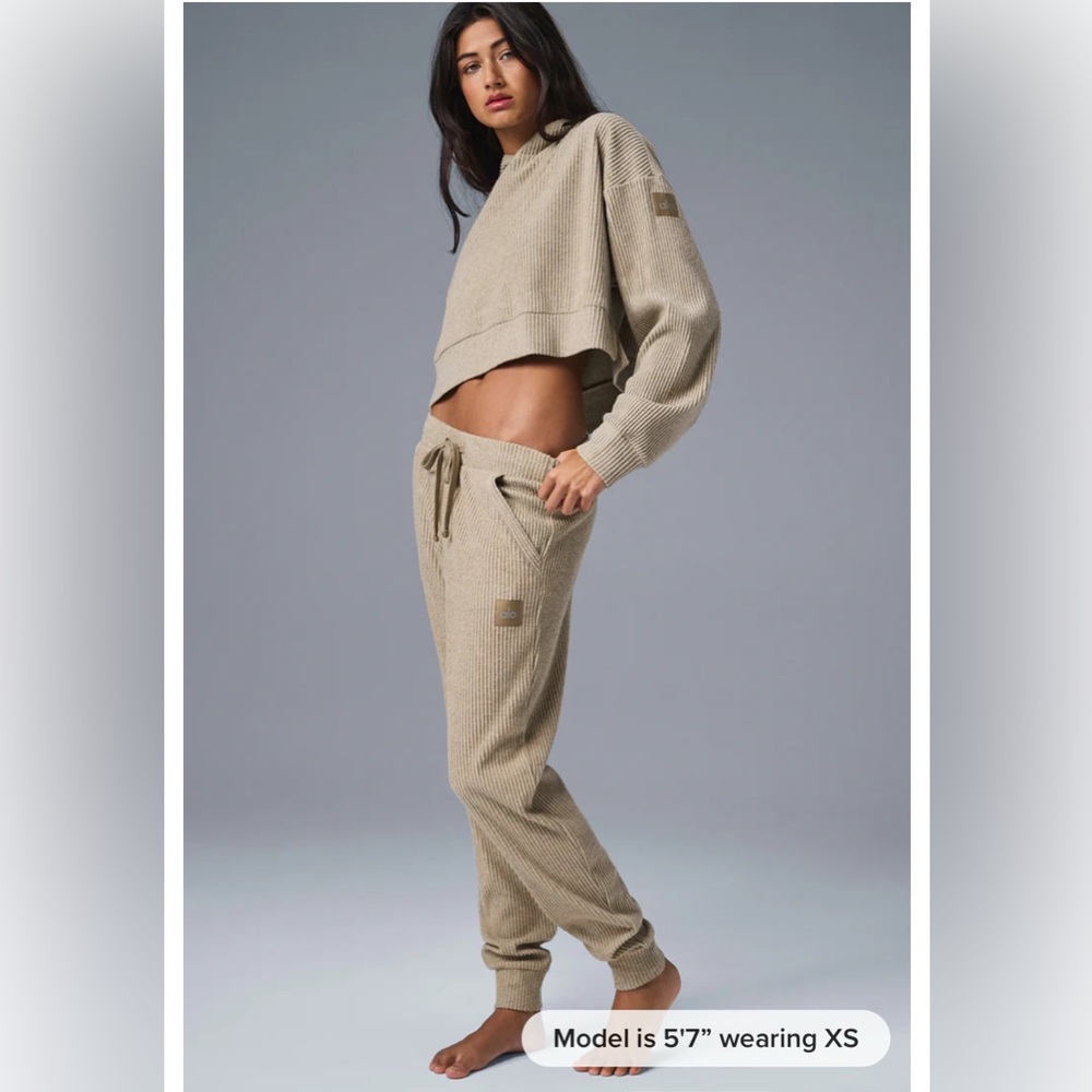 Alo Yoga Muse Sweatpant - Gravel Heather XXS